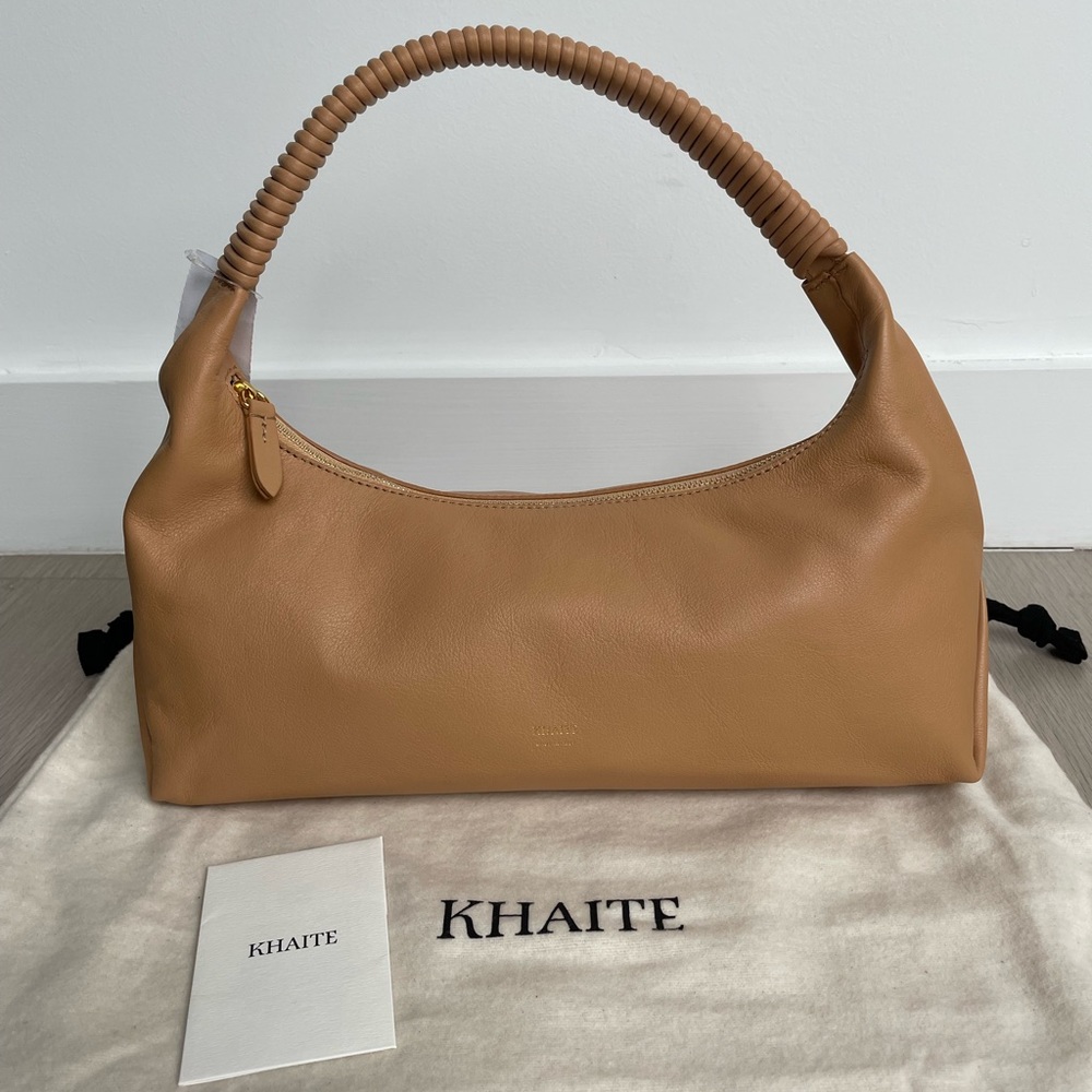 KHAITE Tan Leather Bag